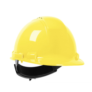 Whistler™ Vented, Cap Style Hard Hat with HDPE Shell, 4-Point Textile Suspension and Wheel Ratchet Adjustment #280-HP241RV